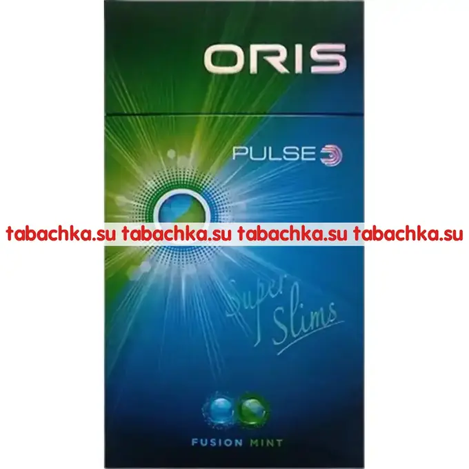 Сигареты Oris Pulse Fusion Mint Superslims Сигареты Oris Pulse Fusion Mint Superslims